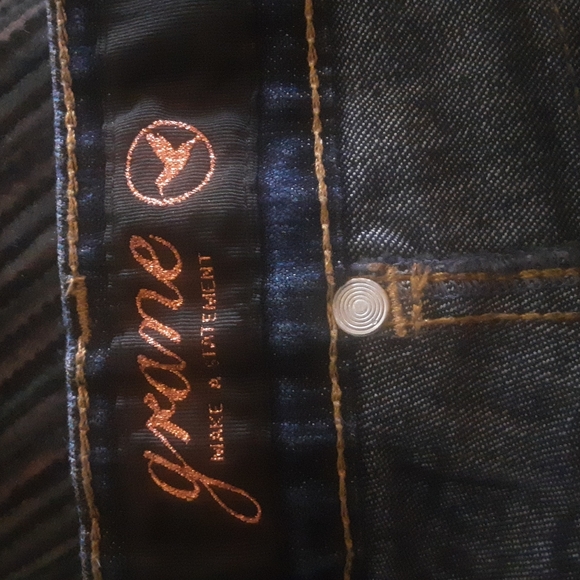 Vintage Y2K Grane Lowrise Bootcut Jeans Sz 7 Short - Picture 8 of 9